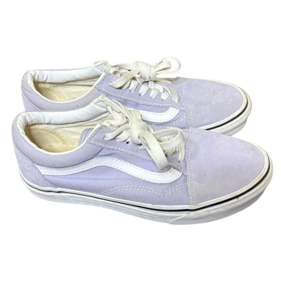 Vans Shoes - Vans Old Skool Languid Lavender Suede Sneakers Womens 7 Mens 5.5 Classic Style